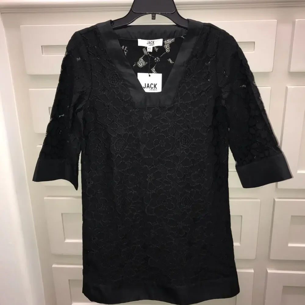 BB Dakota Terron Lace Dress Black XS